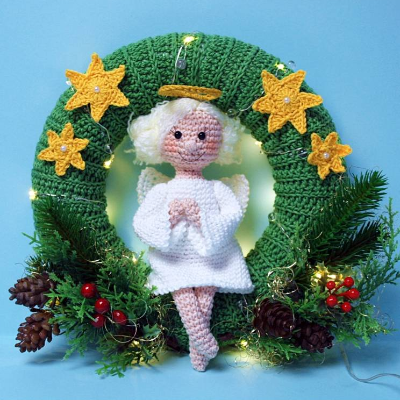 Häkelanleitung Türkranz Engel - PDF Datei