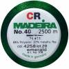 NEUES " Madeira Metallic CR 40  Nr. 4258 - emerald / smaragdgrün "  neues Metallic Stickgarn 2500 m Bild 2