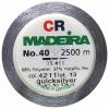 NEUES Metallic Stickgarn  " Madeira Metallic CR 40  Nr. 4211 - quicksilver / Quecksilber "  2500 m Bild 2