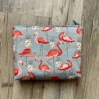 Kosmetiktasche - Schminktasche „Flamingo“ Bild 1