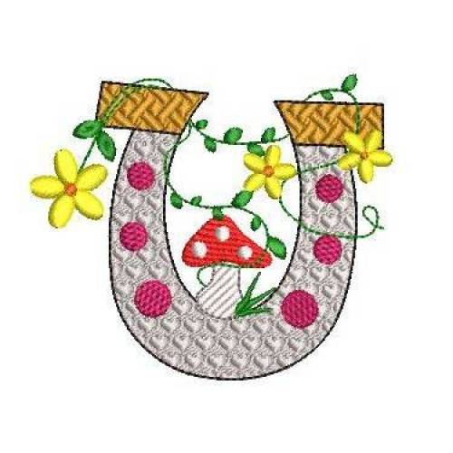 Stickdatei Hufeisen 2er SET 10x10cm