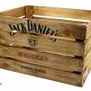 Rustikale Whiskeykiste Holzkiste mit Whisky Branding Vintage Geschenkekiste Bücherkiste Getränkekiste Bar Geschenkkorb Männer Vatertag Deko Bild 1