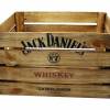 Rustikale Whiskeykiste Holzkiste mit Whisky Branding Vintage Geschenkekiste Bücherkiste Getränkekiste Bar Geschenkkorb Männer Vatertag Deko Bild 2