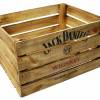 Rustikale Whiskeykiste Holzkiste mit Whisky Branding Vintage Geschenkekiste Bücherkiste Getränkekiste Bar Geschenkkorb Männer Vatertag Deko Bild 3
