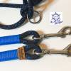 Leine Halsband Set blau, für mittelgroße Hunde, verstellbar Bild 5