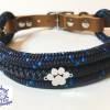 Leine Halsband Set blau, für mittelgroße Hunde, verstellbar Bild 6