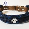 Leine Halsband Set blau, für mittelgroße Hunde, verstellbar Bild 9