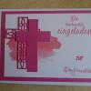 Enladungskarten zur Konfimation Mädchen Junge Einladungen Kreuz Einladung Kommunion Einladungskarte Farben nach Wahl Bild 3