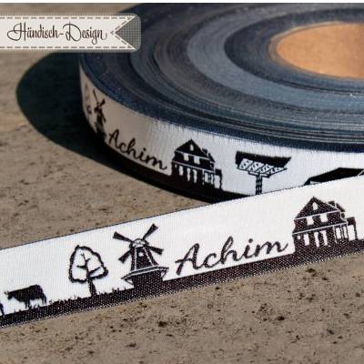 Achim Webband Norddeutschland schwarz/weiß