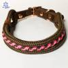 Leine Halsband Set rosa braun rosegold, für Hunde, verstellbar Bild 5