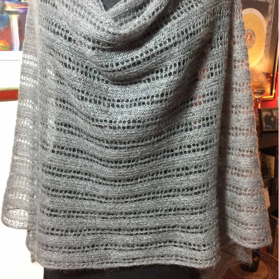 REBECCA Ajourmuster Poncho (PDF) Anleitung