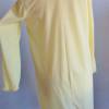 True Vintage Nachtkleid Nachthemd Größe S 36 Soft Pastell Gelb Weiß Flauschig Rüschen Spitze Kleid Dessous Flanell Bild 3