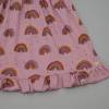 LETZE GRÖßEN 92,104 verspieltes langes Kleid mit Rüschen aus BIO Baumwolle Stoffdesign von Lillemo (Lillestoff) Bild 3