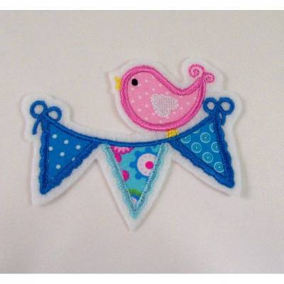 Vogel Girlande Applikation, Vogel Aufnäher,