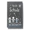 Klingelschild Schiefer Familie Wunschname, Türschild / Familienschild mit Klingeltaster, Klingelplatte personalisiert Bild 2