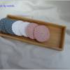Waschbare Kosmetikpads, Abschminkpads, 2-lagig aus Baumwolle Bild 3