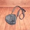 Umhängetasche,  Jeans Upcycling, Bügeltasche, Handtasche mit Clip Bild 4