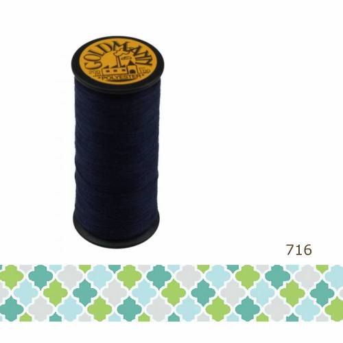 Goldmann Nähgarn Farbton 716 Dunkelblau