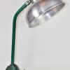 40er Jahre Bauhaus Tischlampe Leuchte Büro Werkstatt Metall Aluminium Hala grün schlicht vintage Bild 3