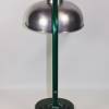 40er Jahre Bauhaus Tischlampe Leuchte Büro Werkstatt Metall Aluminium Hala grün schlicht vintage Bild 7
