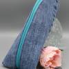 Mäppchen / Federmäppchen / Ideal für die Handtasche / Stiftemäppchen / Schlampermäppchen aus Jeans Bild 2