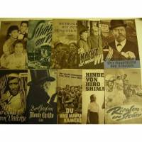 10 Filmprogramme von Progress Filmillustriete,alle um 1954/55. Bild 1