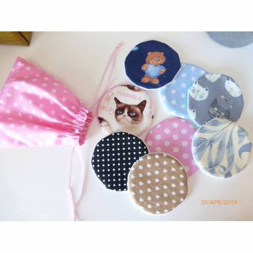 Waschbare Abschminkpads Kosmetikpads Make up Entferner zero waste Geschenk Auswahl