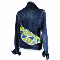 Gürteltasche "Tine" in grün - modische, trendige Cross-Bag in einer tollen Farbkombination * Bodybag Bild 10
