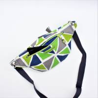 Gürteltasche "Tine" in grün - modische, trendige Cross-Bag in einer tollen Farbkombination * Bodybag Bild 5