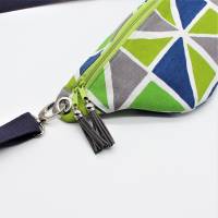 Gürteltasche "Tine" in grün - modische, trendige Cross-Bag in einer tollen Farbkombination * Bodybag Bild 7