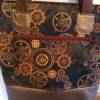 große Tasche, Steampunk, Shopper, Umhängetasche, Handtasche, Bild 3