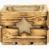 Vintage Adventskiste Rustikale Holzkiste mit Stern für Adventsgeschenke Adventskalender aus Holz Geschenkekiste Weihnachten Deko Geschenk Bild 7