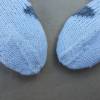 Baby Socken handgestrickt in Größe 16/17 Bild 3