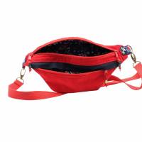Gürteltasche "Tine" in rot-  modisch, praktisch, vielseitig, Bauchtasche, Crossbag, Bodybag Bild 8