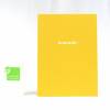Notizbuch, gelb, DIN A5, Das Leben ist schön, 100 Blatt Recyclingpapier Bild 2