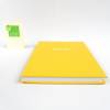 Notizbuch, gelb, DIN A5, Das Leben ist schön, 100 Blatt Recyclingpapier Bild 3