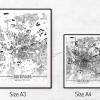 Stadtplan DORTMUND - Just a Map I Digitaldruck Stadtkarte citymap City Poster Kunstdruck Stadt Karte Bild 5