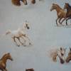 14,70 EUR/m Dekostoff Canvas Pferd / Pferde Köpfe auf hellbeige Leinenoptik Bild 3