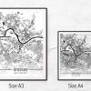 Stadtplan DRESDEN - Just a Map I Digitaldruck Stadtkarte citymap City Poster Kunstdruck Stadt Karte Bild 5
