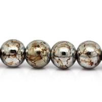20 Glasperlen, 8mm, marmoriert, Perlen, Schmuckperlen, 29657 Bild 1