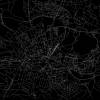 Stadtplan ILMENAU - Just a Black Map I Digitaldruck Stadtkarte citymap City Poster Kunstdruck Stadt Karte Bild 2