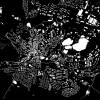 Stadtplan ILMENAU - Just a Black Map I Digitaldruck Stadtkarte citymap City Poster Kunstdruck Stadt Karte Bild 3