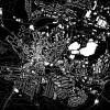 Stadtplan ILMENAU - Just a Black Map I Digitaldruck Stadtkarte citymap City Poster Kunstdruck Stadt Karte Bild 4