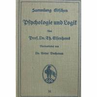 Psychologie und Logik zur Einführung in die Philosophie,Sammlung Göschen,Leipzig,1929 Bild 1