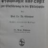 Psychologie und Logik zur Einführung in die Philosophie,Sammlung Göschen,Leipzig,1929 Bild 2