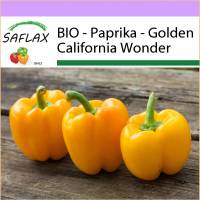 SAFLAX - BIO - Paprika - Golden California Wonder - 20 Samen - Capsicum annuum Bild 1