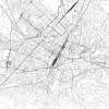 Stadtplan FREIBURG - Just a Map I Digitaldruck Stadtkarte citymap City Poster Kunstdruck Stadt Karte Bild 2