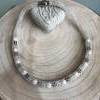 drahtgestrickte Halskette mit Perlen gefüllt Bild 1