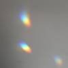 Sonnenfänger aus bunter Filzspirale mit Regenbogenkristall Sun Catcher Bild 3