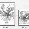 Stadtplan AACHEN - Just a Map I Digitaldruck Stadtkarte citymap City Poster Kunstdruck Stadt Karte Bild 5